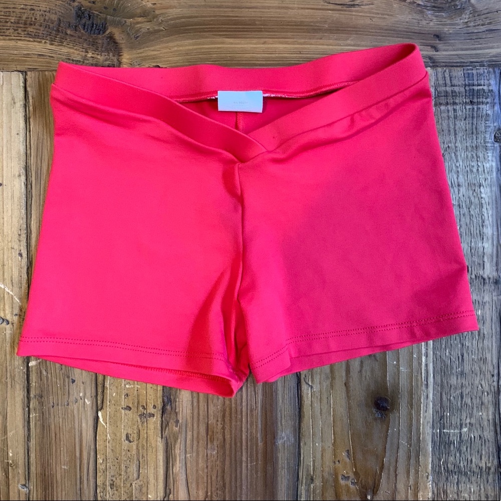 Red V-Front Hot Shorts Size XS (Body Wrappers)